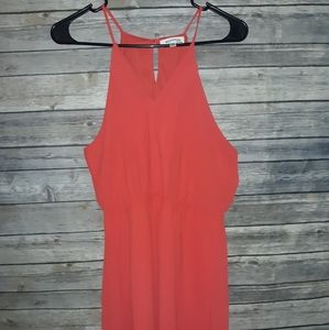 Orange Monteau dress size medium